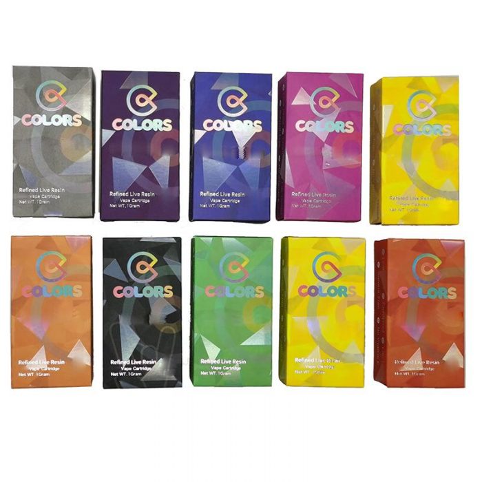 color vape carts