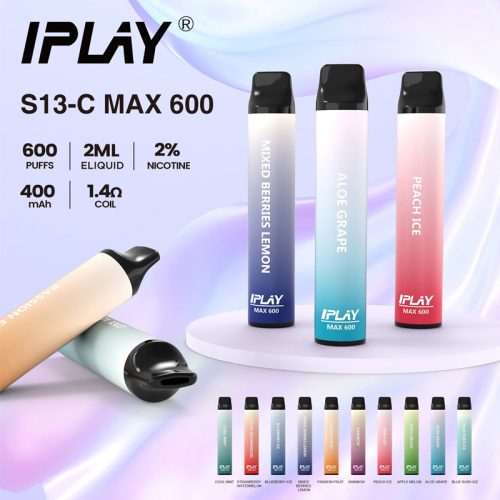 iplay max 600 puff