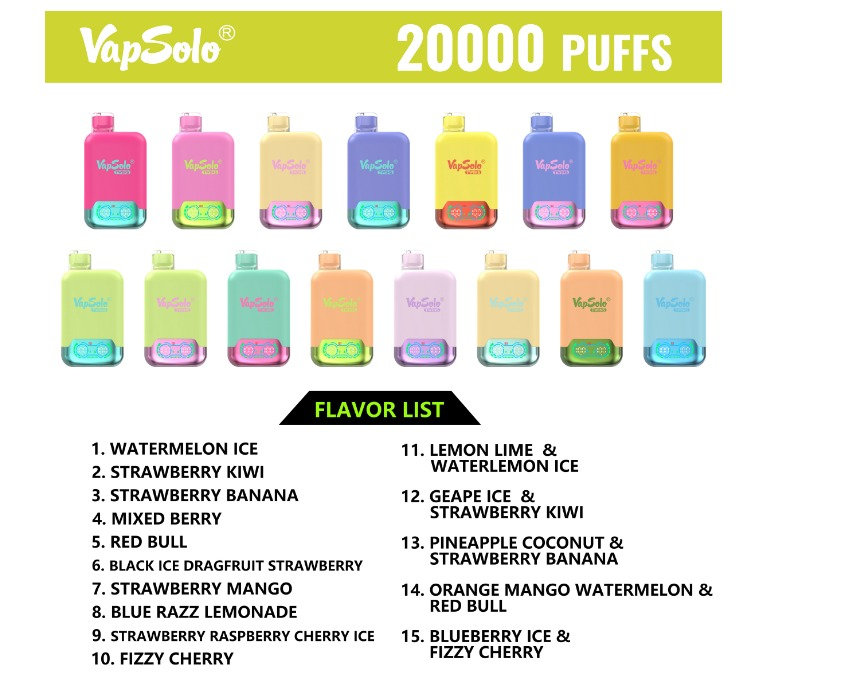 vapsolo 20k puff