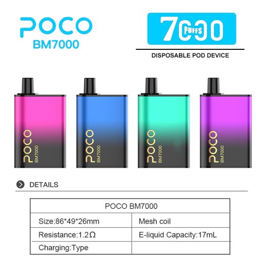 POCO BM7000 PUFF Disposable Vape