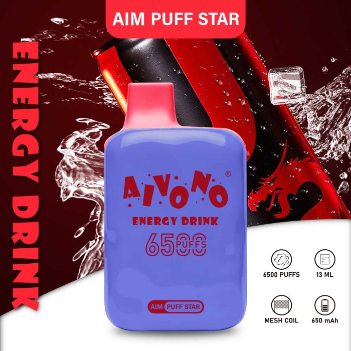 in stock Aivono Aim Puffstar 6500 Puffs Disposable Vape