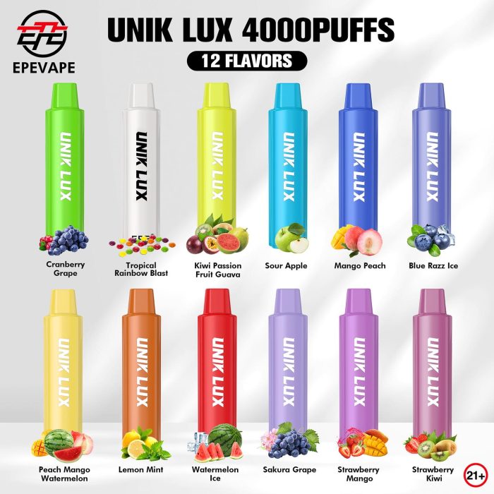 wholesales Epe UNIK LUX 4000 PUFFS Disposable Vape