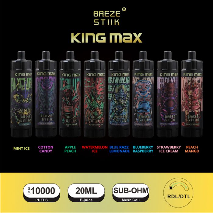 Breze Stiik Kingmax 1000 Disposable Vape