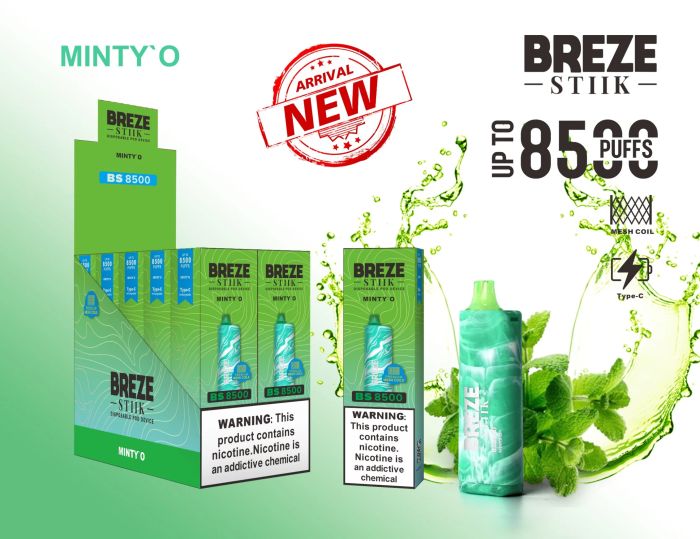 wholesales BREZE STIIK BS8500 Disposable Vape