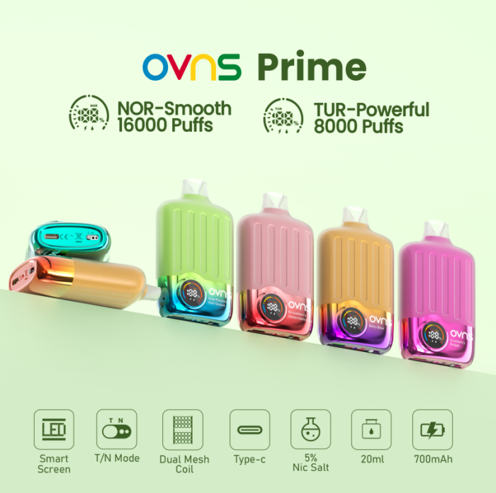 wholesales OVNS Prime 16000 Puffs Disposable Vape