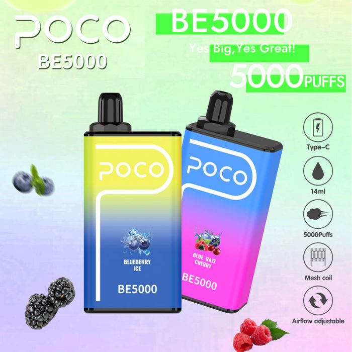 in stock POCO BE5000 PUFF Disposable Vape