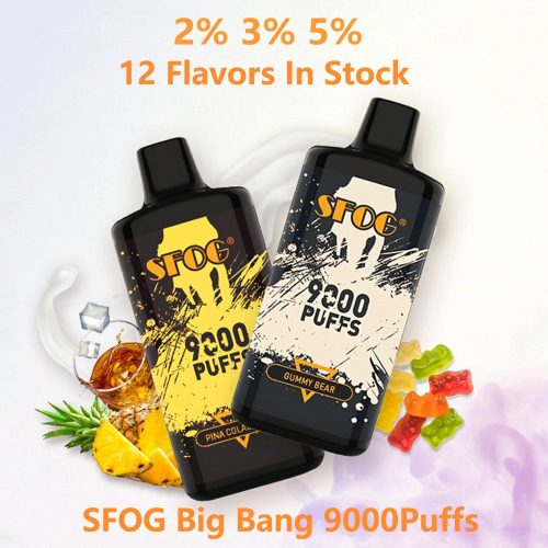 WHOLESALES SFOG BIG BANG 9000 puff Disposable Vape