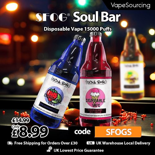 in stock SFOG SOUL BAR Vape