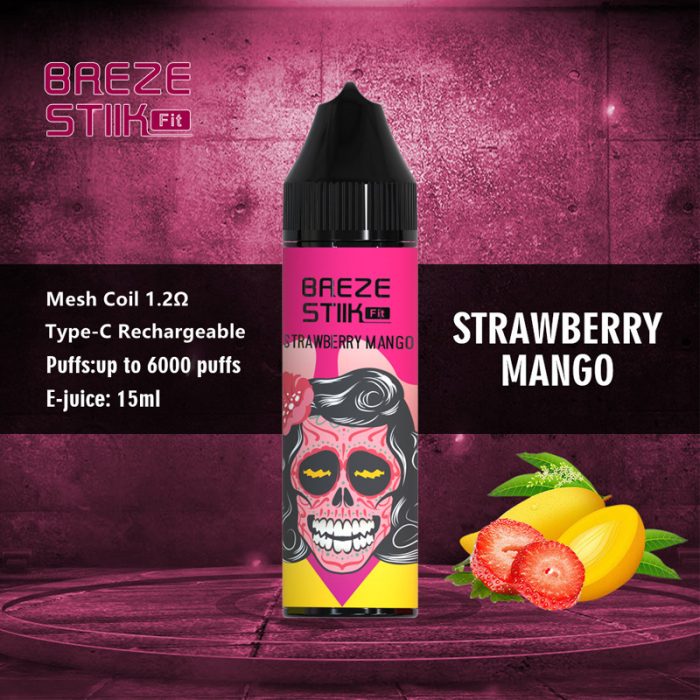 in stock Breze Stiik FIT 6000 Puffs Disposable Vape