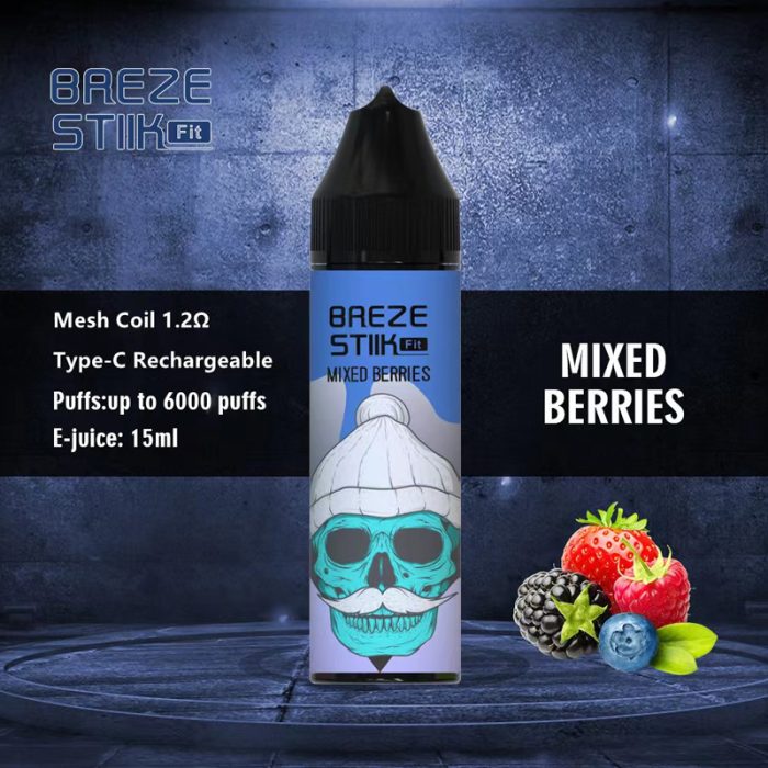 in stock Breze Stiik FIT 6000 Disposable Vape