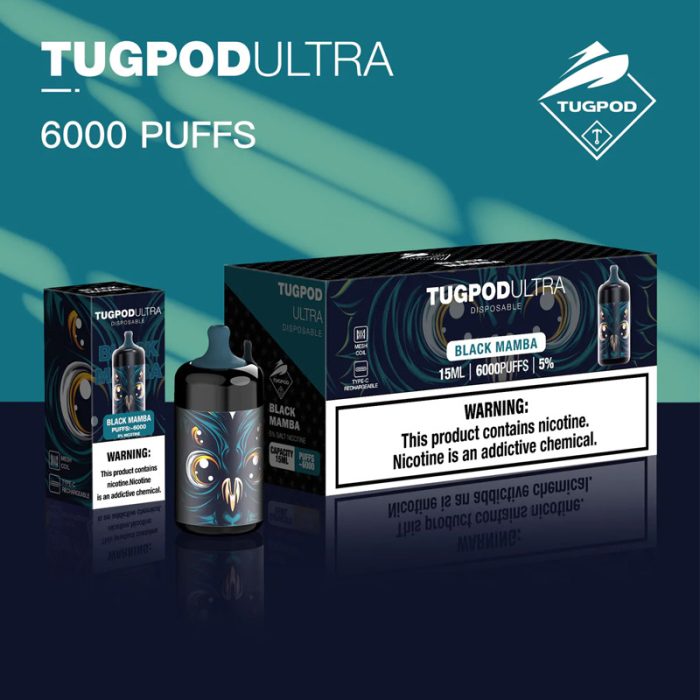 in stock TUGBOAT ULTRA 6000 Disposable Vape