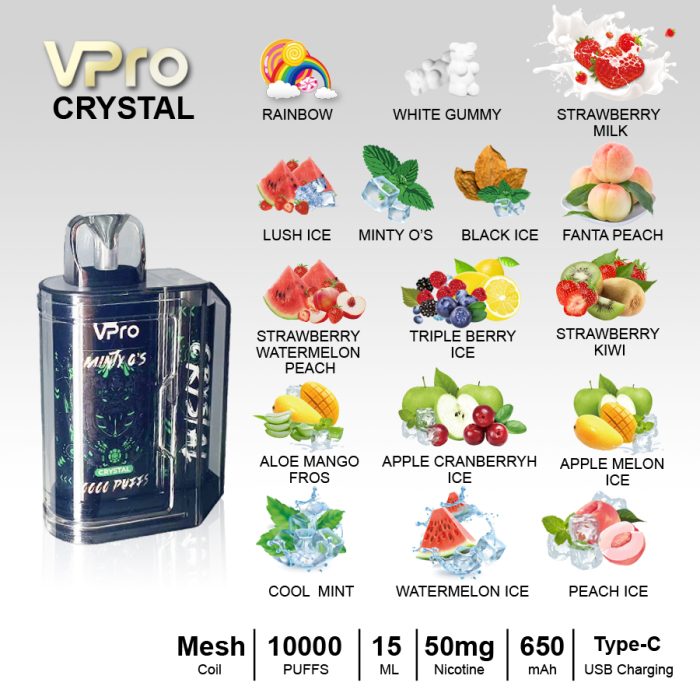 Vpro Crystal 8000 Disposable Vape
