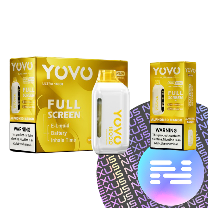YOVO Ultra 18000 puff Disposable Vape