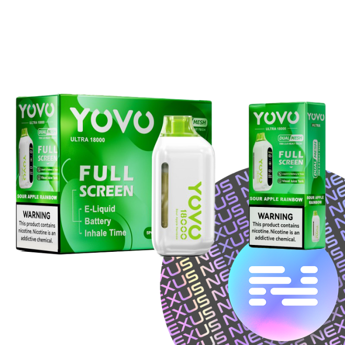 in stock YOVO Ultra 18000 puff Vape