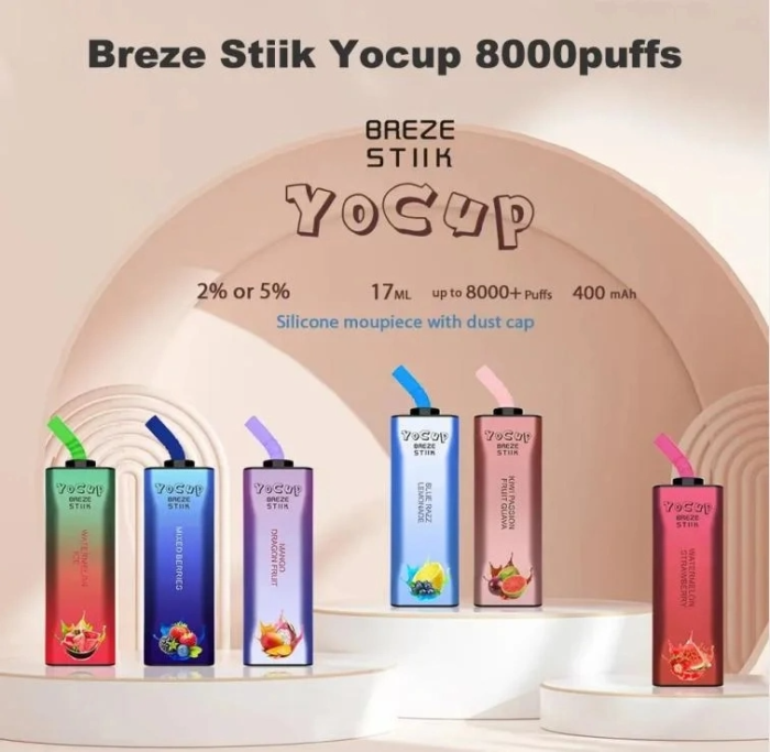 wholesales BREZE STIIK Yocup 8k Puffs Disposable Vape