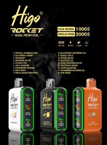 in stock Higo 10000/20000 puff Disposable Vape