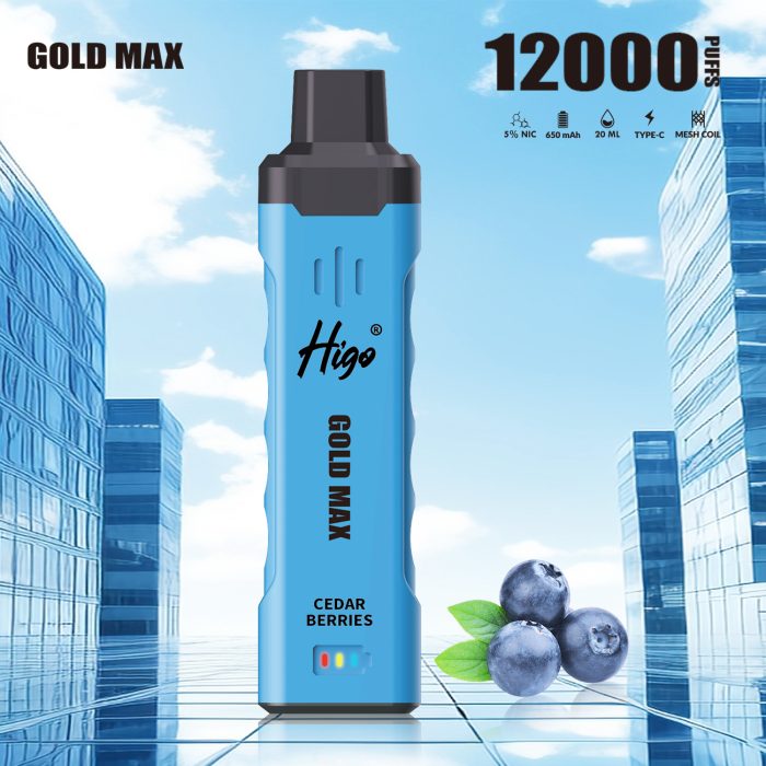 in stock Higo Gold Max 12000 Puff Disposable Vape