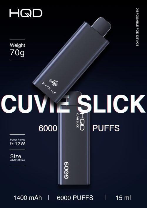 HQD CUVIE SLICK 6000 puff Disposable Vape