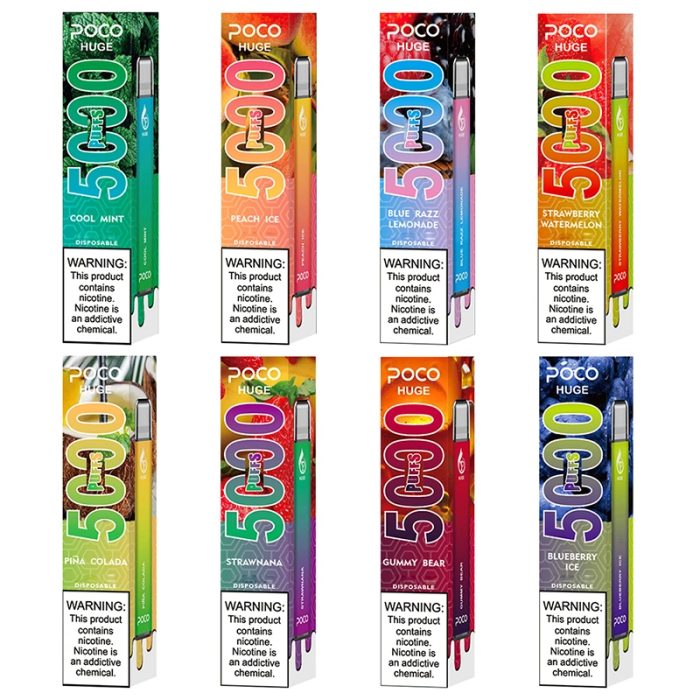 in stock POCO 5000 Puffs Disposable Vape