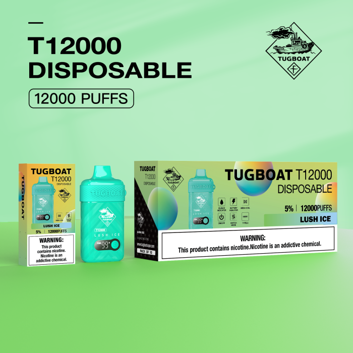 in stock TUGBOAT 12000 PUFF Vape
