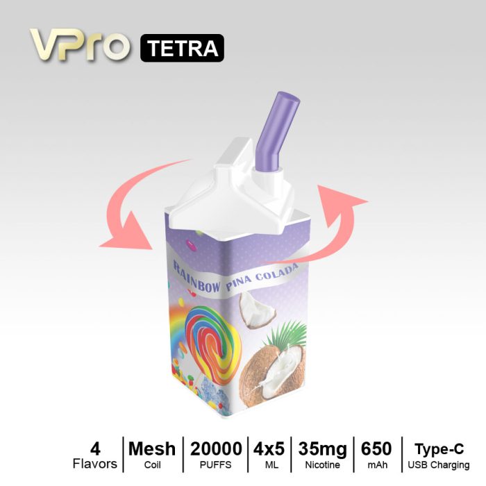 in stock Vpro tetra 20000 puff Disposable Vape