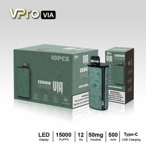 in stock Vpro via 15000 puff Disposable Vape