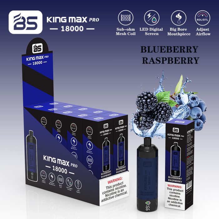 in stock Breze BS King Max Pro 18000 Puff Disposable Vape