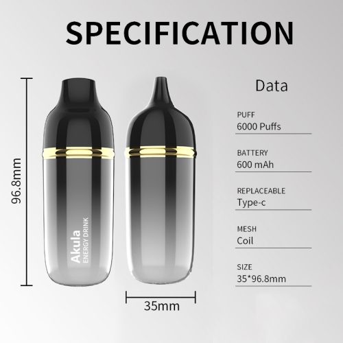 Kamry Akula 6K Puffs Disposable Vape