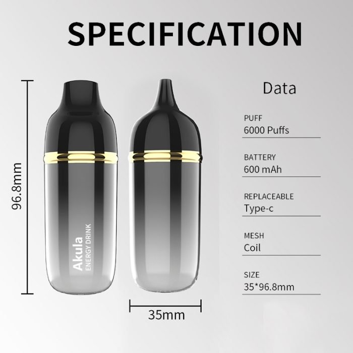 Kamry Akula 6K Puffs Disposable Vape