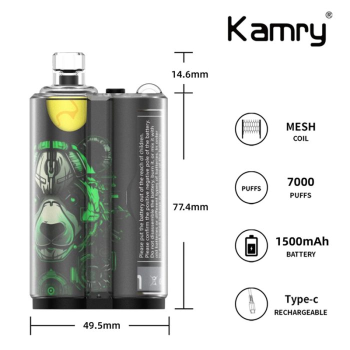 wholesales Kamry Bar 7000 Puffs Vape