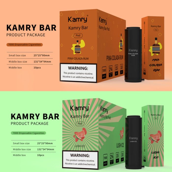 Kamry Bar 7000 Puffs Disposable Vape