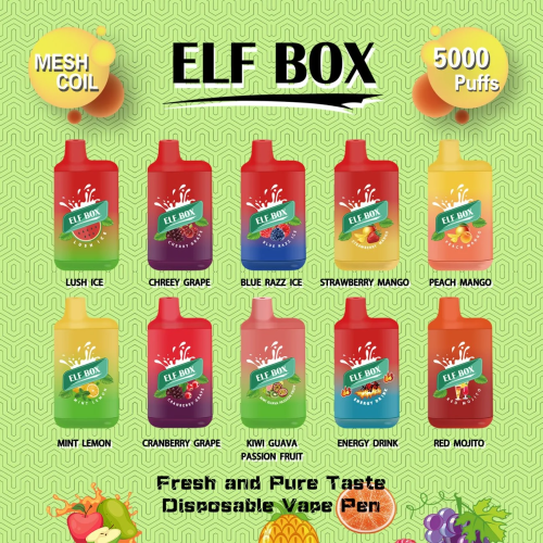 wholesales Elf Box 5000 PUFF Disposable Vape