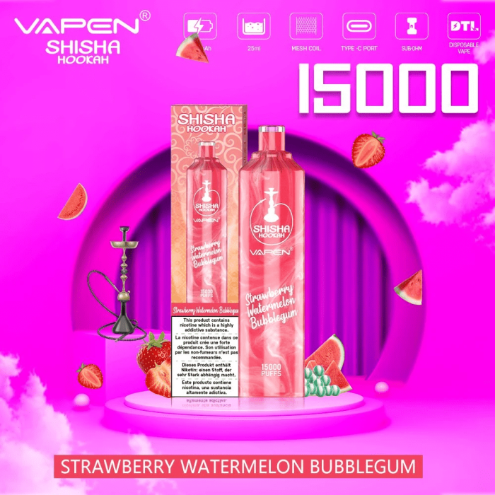 vapen hookah 15000 puff vape