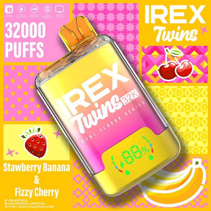 irex twins 32000 puff vape