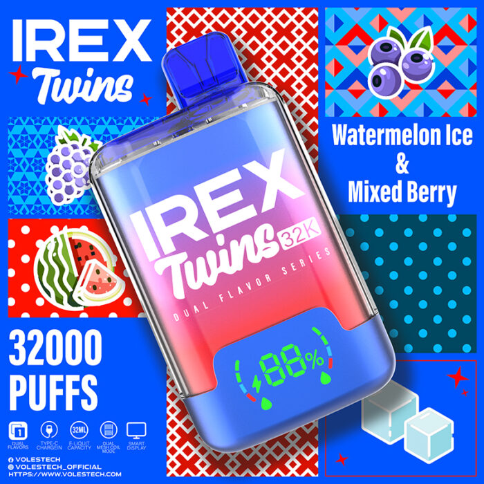 irex twins 32k vape