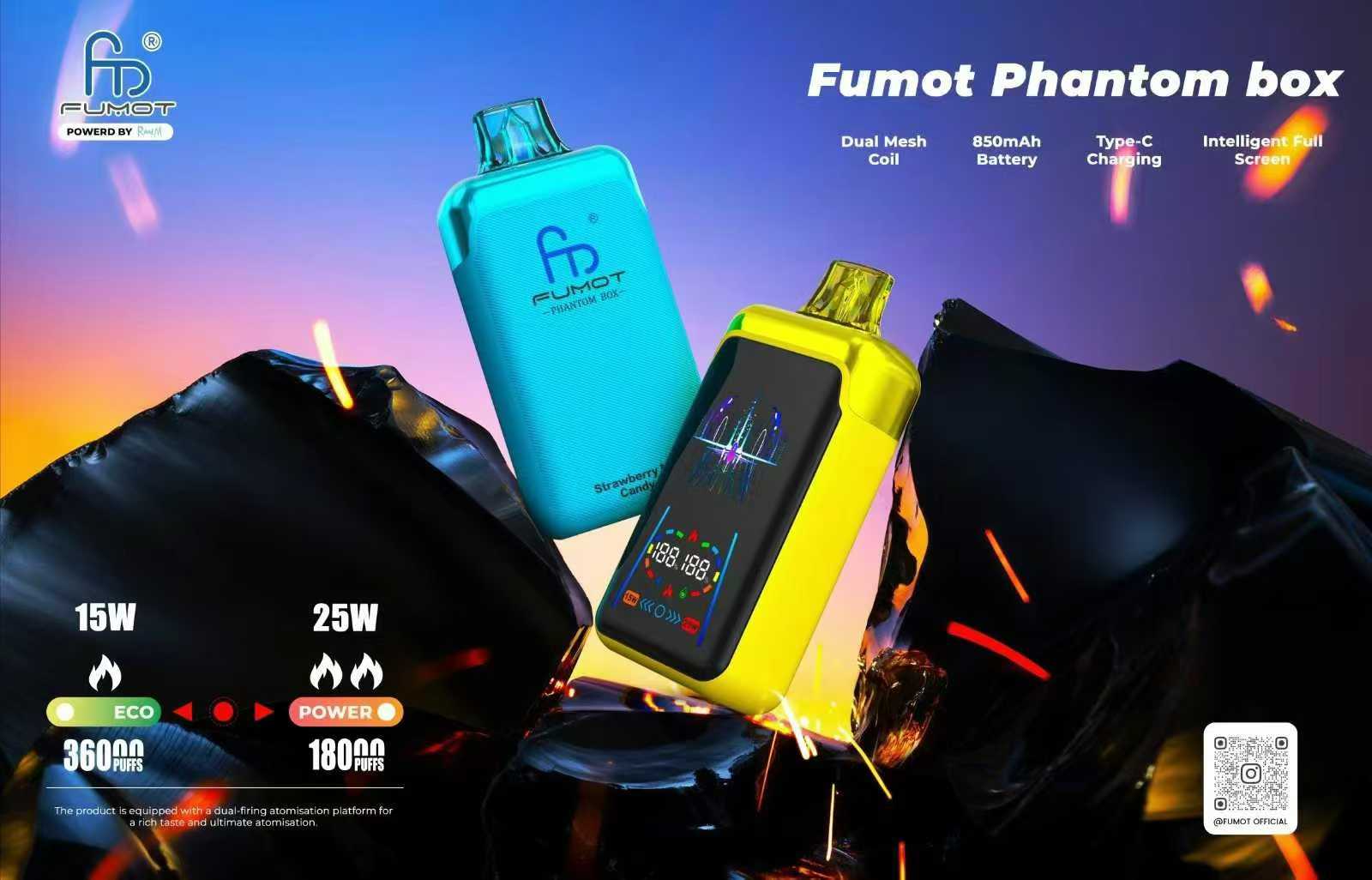 fumot phantom box 36k puff vape